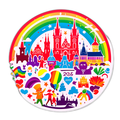 Kreativní ztvárnění Prague Pride 2025