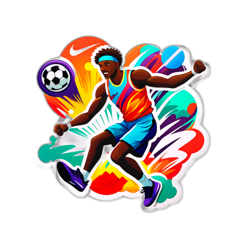 Energetisk sportsklistremerke for VG Sport