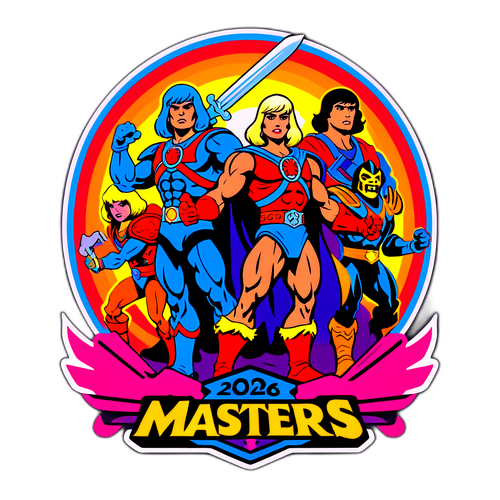 Masters of the Universe 2026 Trailer Retro Sticker