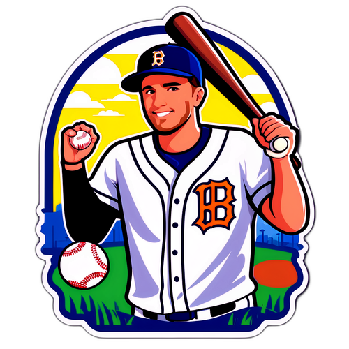 Baseball Superstar Sticker
