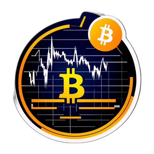 Bitcoin Preistrends Sticker