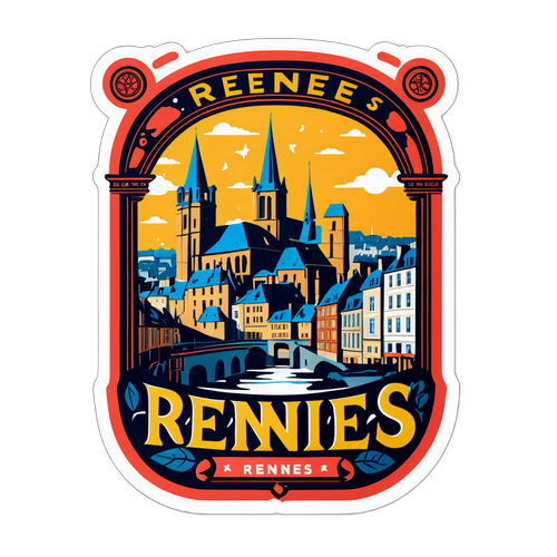 Sticker artistique de Rennes