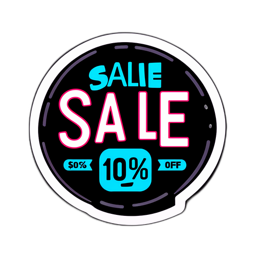Black Friday Sale Aufkleber Design