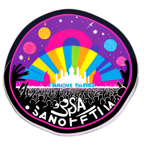 Francofolies Spa Festival Sticker