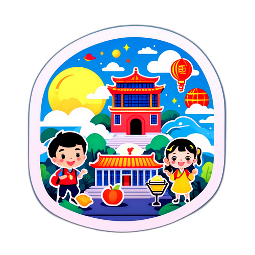 浙江大学校园生活贴纸