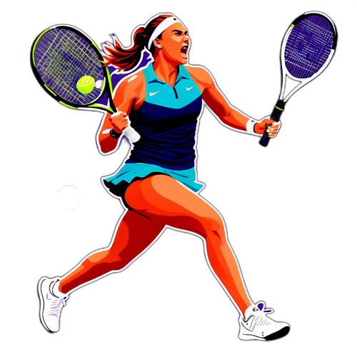 Aryna Sabalenka v akci