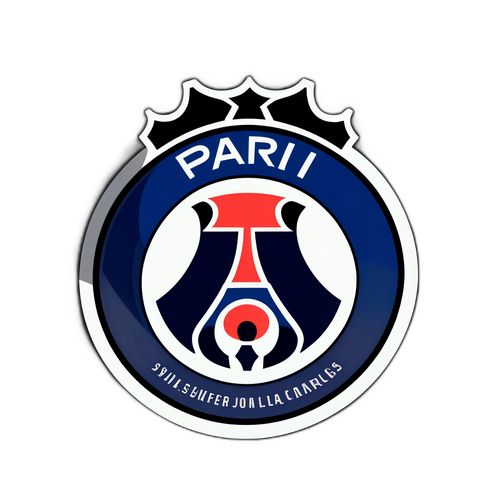 Badge de fan pour un match du PSG