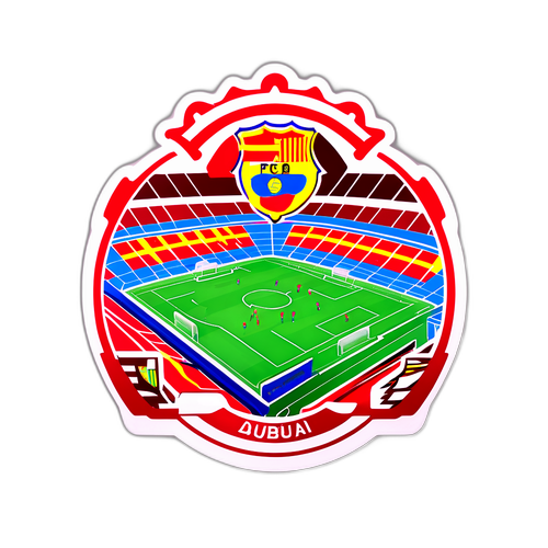 巴塞隆納與畢爾包比賽紀念貼紙