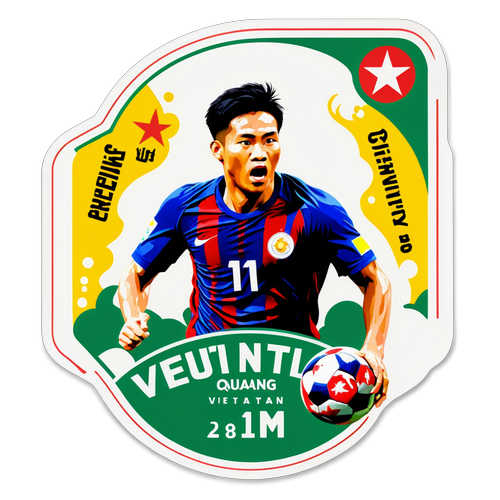 Sticker Kỷ Niệm Trận Đấu Quảng Nam vs Viettel