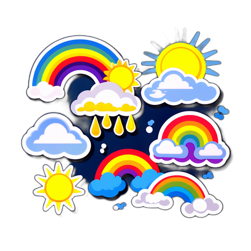 天氣主題貼紙