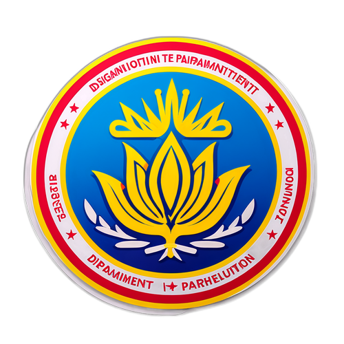 การออกแบบสติกเกอร์ที่แทนความหมายของการยุบสภา