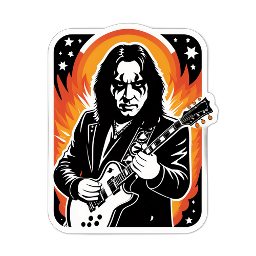 Ace Frehley fan matrica