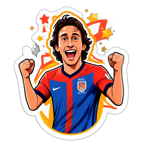 Sticker ya Mikel Oyarzabal akisherehekea Goli