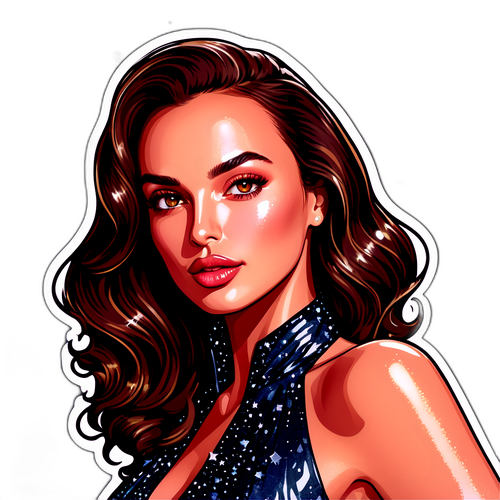 Glanzende Sterren Sticker