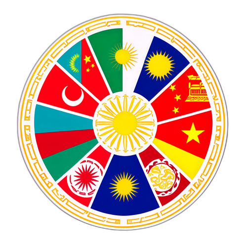 中央亚友谊图案设计