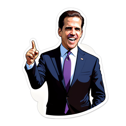 Autocollant humoristique de Hunter Biden