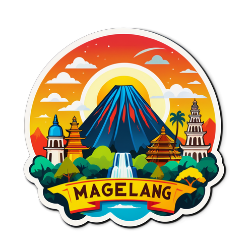 Keindahan Magelang Terungkap: Stiker Bersejarah dan Alam yang Mengagumkan!