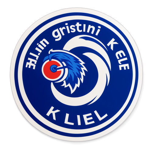 Holstein Kiel Fans Aufgepasst! Das Aufregendste Sticker-Design in Vereinsfarben!