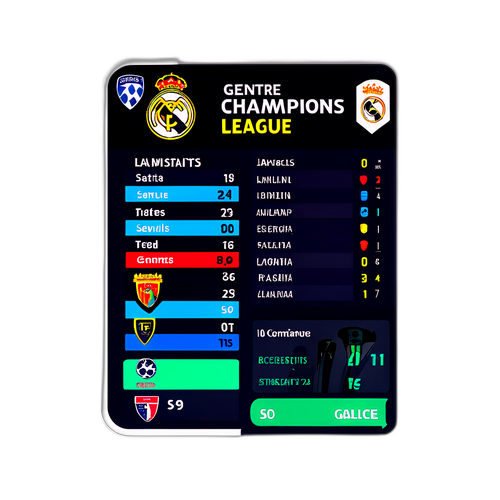 चैंपियंस लीग स्टैट्स स्टिकर