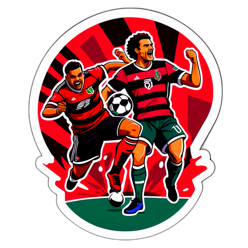 Sticker Persaingan Menggigit: Flamengo vs Fluminense