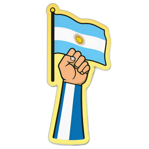 Sticker Cờ Argentina