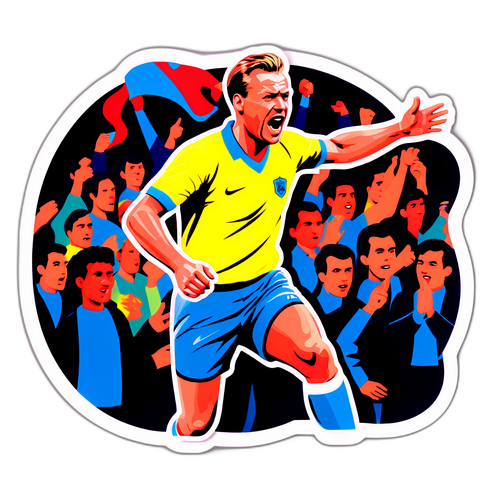 Herman Johansson Dribblar och Jublande Åskådare