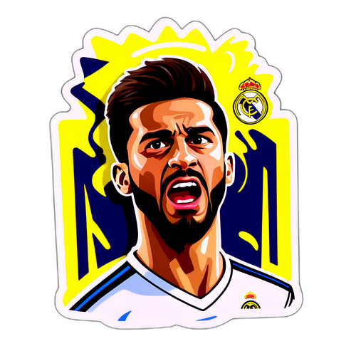 En intens øjeblik fra Real Madrid vs. Villarreal