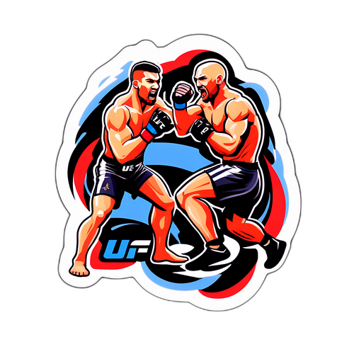 UFC Aksiyon Dolu Sticker