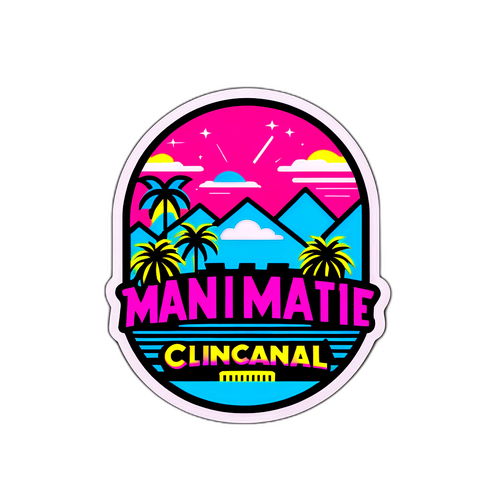 Sticker Retro Inter Miami vs Cincinnati