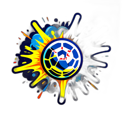 Diseño del sticker Boca vs Riestra