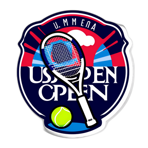 Σχεδίαση Αυτοκόλλητου US Open