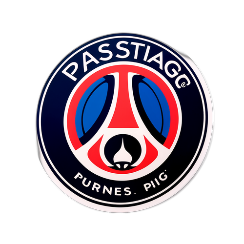 Sticker cu logo-ul PSG