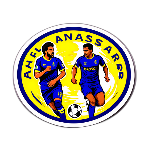 Dynamická nálepka s hráči z utkání Al Nassr – Al Fateh