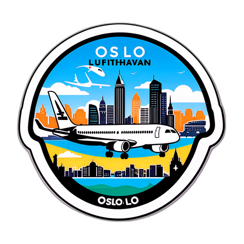 Oslo Lufthavn Sticker
