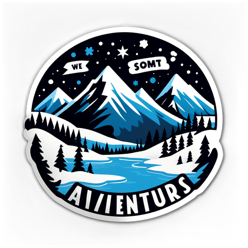 Winter Storm Adventure Sticker