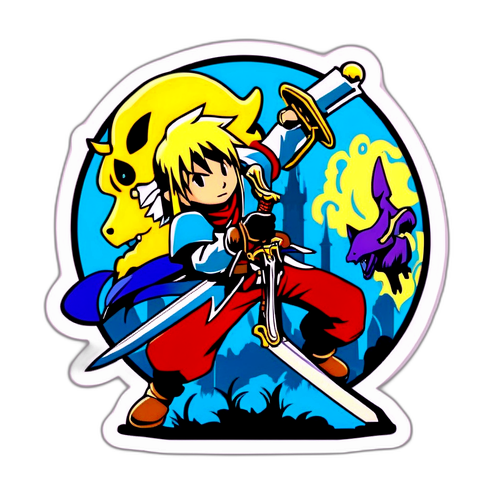 Nostalgikong Sticker para sa 'Final Fantasy Tactics'