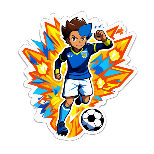 Autocollant Inazuma Eleven : Route de la Victoire