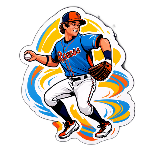 Reese Olson Baseball Action Sticker