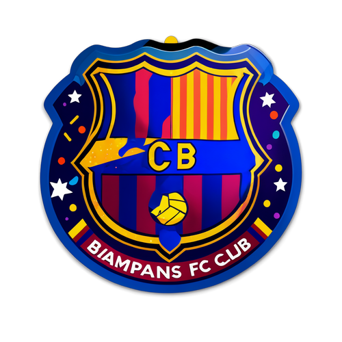 FC Barcelona Klistermærke