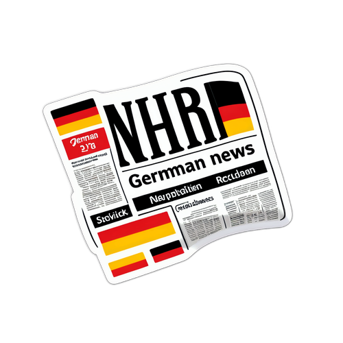 Duitse nieuws sticker