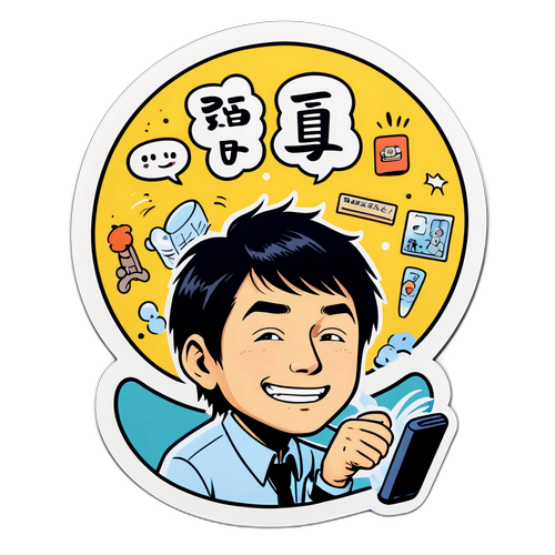 漫画スタイルのパネル：杉村太蔵の日常