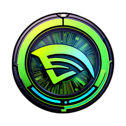 Sticker cu panou de energie NVIDIA