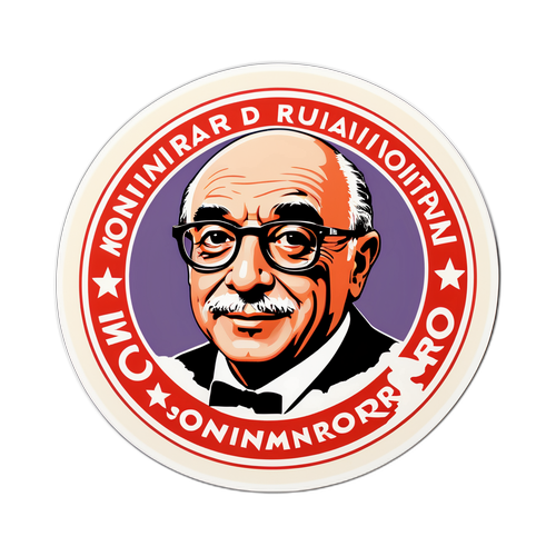 Montoro en un sticker vintage