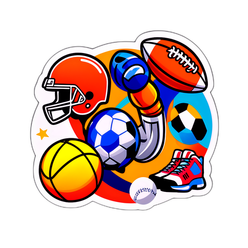 Σπορ Στικεράκι με Ανα animated Γραφικά