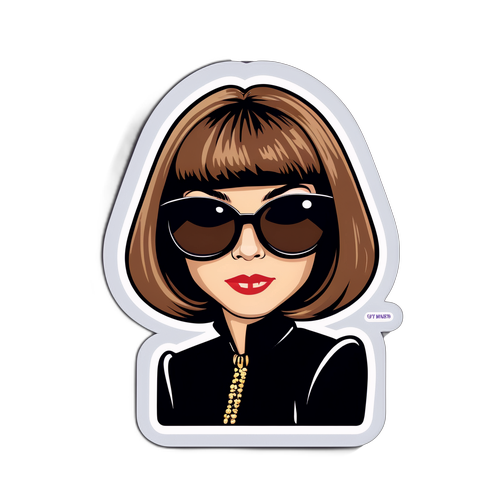 Tyylitieto Anna Wintour -tarra
