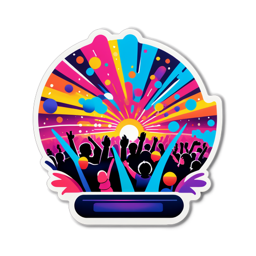 Vibrant Festival Sticker