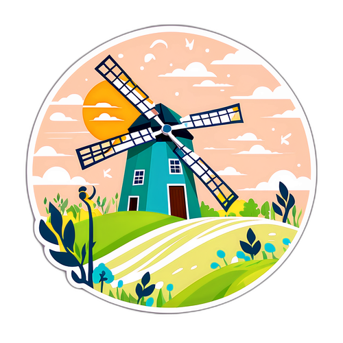 Ekologiczny Wietrzny Motyw