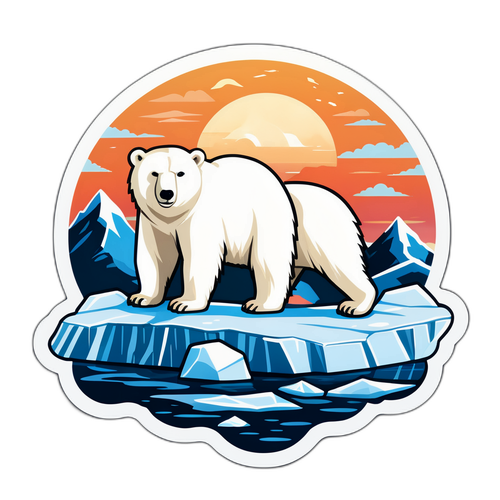 Παγωμένο Τοπίο με Πολικές Αρκούδες