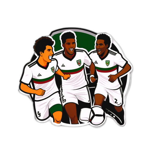 Sticker về trận đấu giữa Vasco và Fluminense
