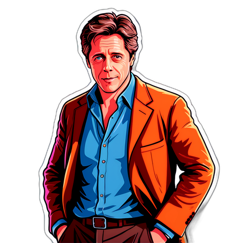 Hugh Grantin elokuvahahmo tyylikkäässä kesäasussa